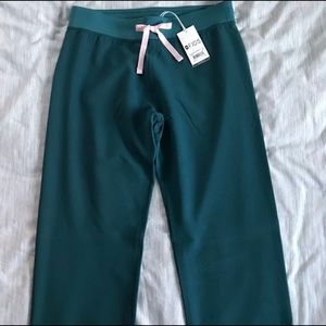 Figs Caribbean Blue Livingston Scrub Pants Small/Long NEW